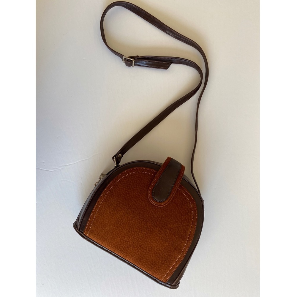 Argentine Leather Crossbody Bag Brown